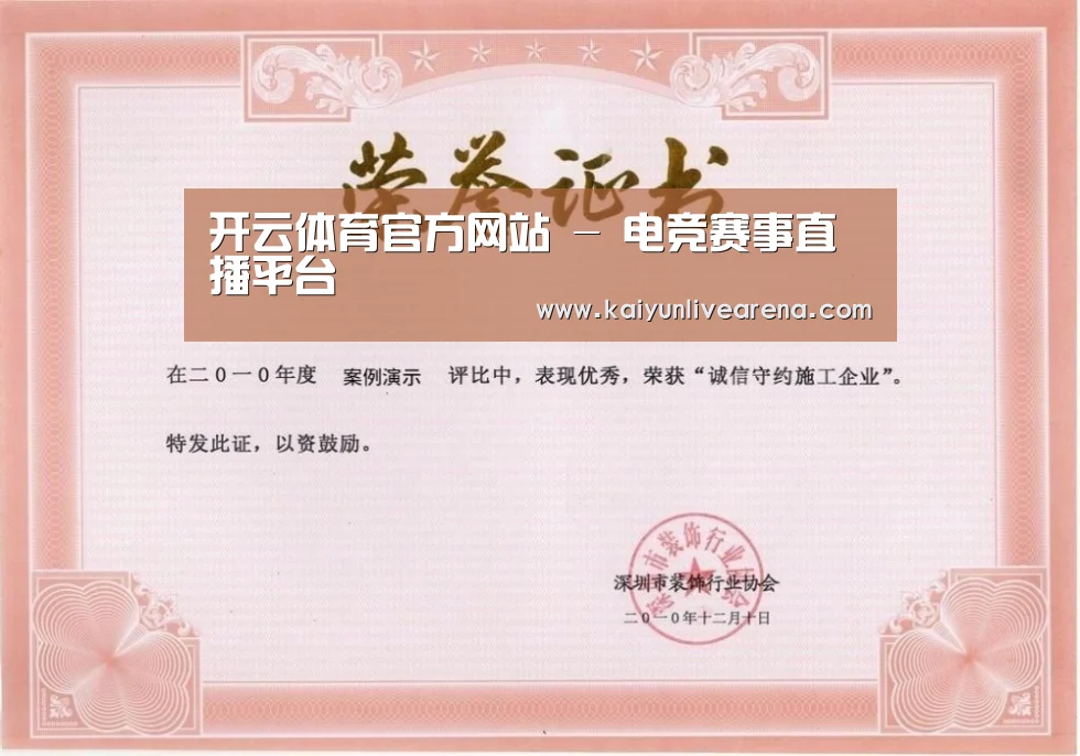 荣誉证书二